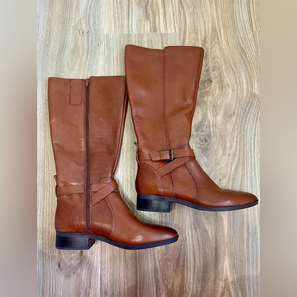 Naturalizer Women’s Rena Knee High Boot Cider Leather 10 M-WC (wide calf) - Picture 5 of 5